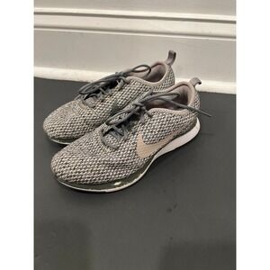Nike Sneaker Boys Dualtone Racer GS Kids 3.5Y Gray Running Shoes Play Softknit